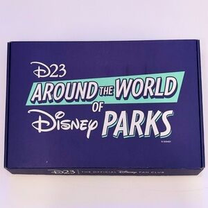Disney D23 Gold Member Travel Kit 7 International Pins, Wing Pin, & Luggage Tag